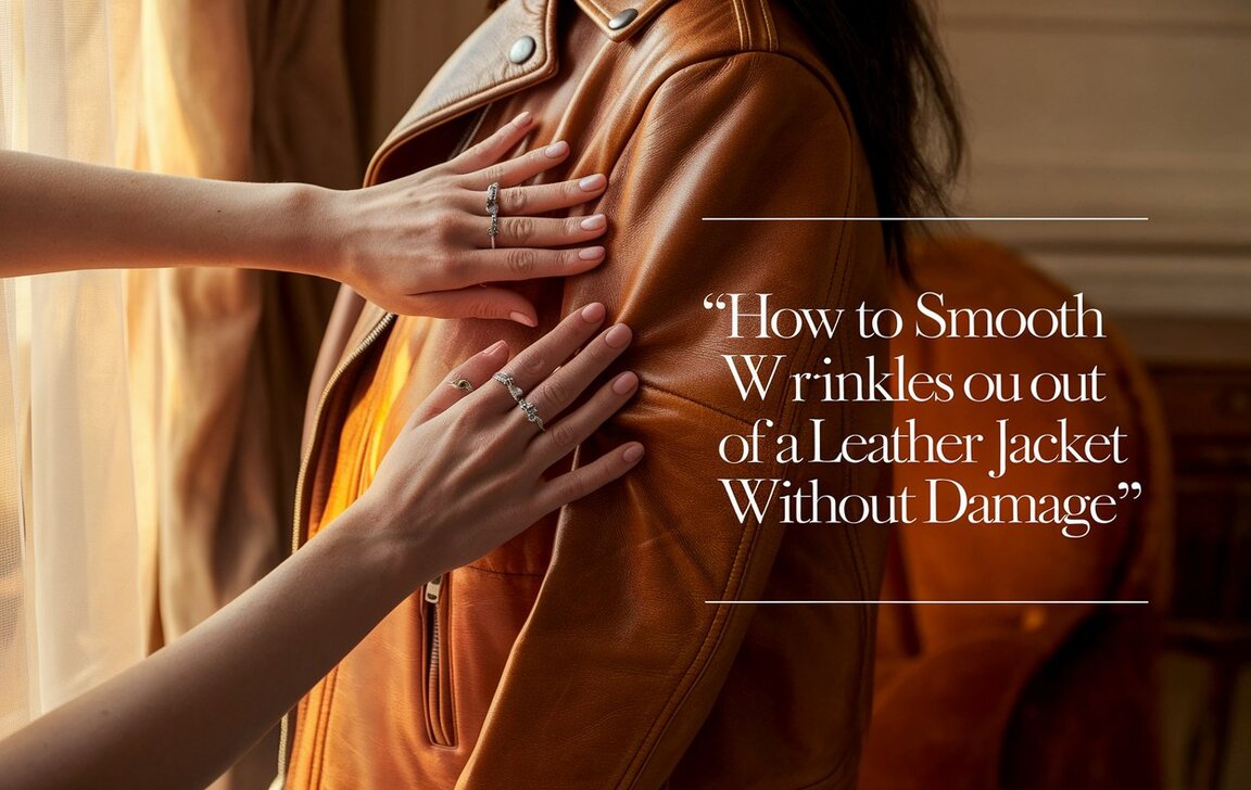 How to Smooth Wrinkles Out of a Leather Jacket Without Damage