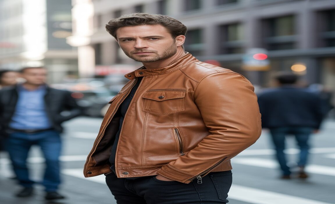 Introduction to Styling a Light Brown Leather Jacket