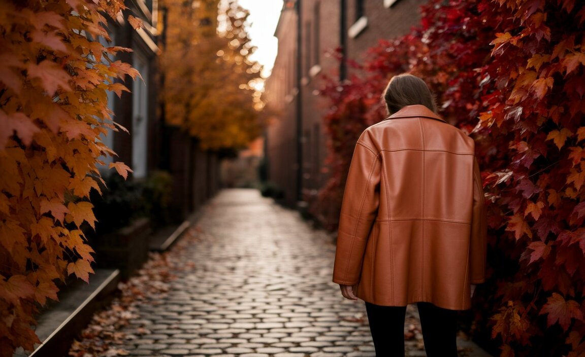 Styling a Camel Leather Jacket for Fall