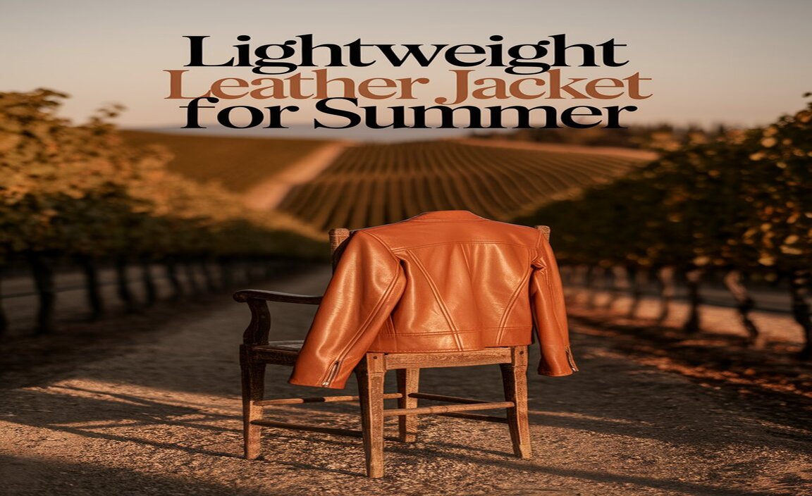 Styling a Lightweight Leather Jacket for Summer Understanding the Basics