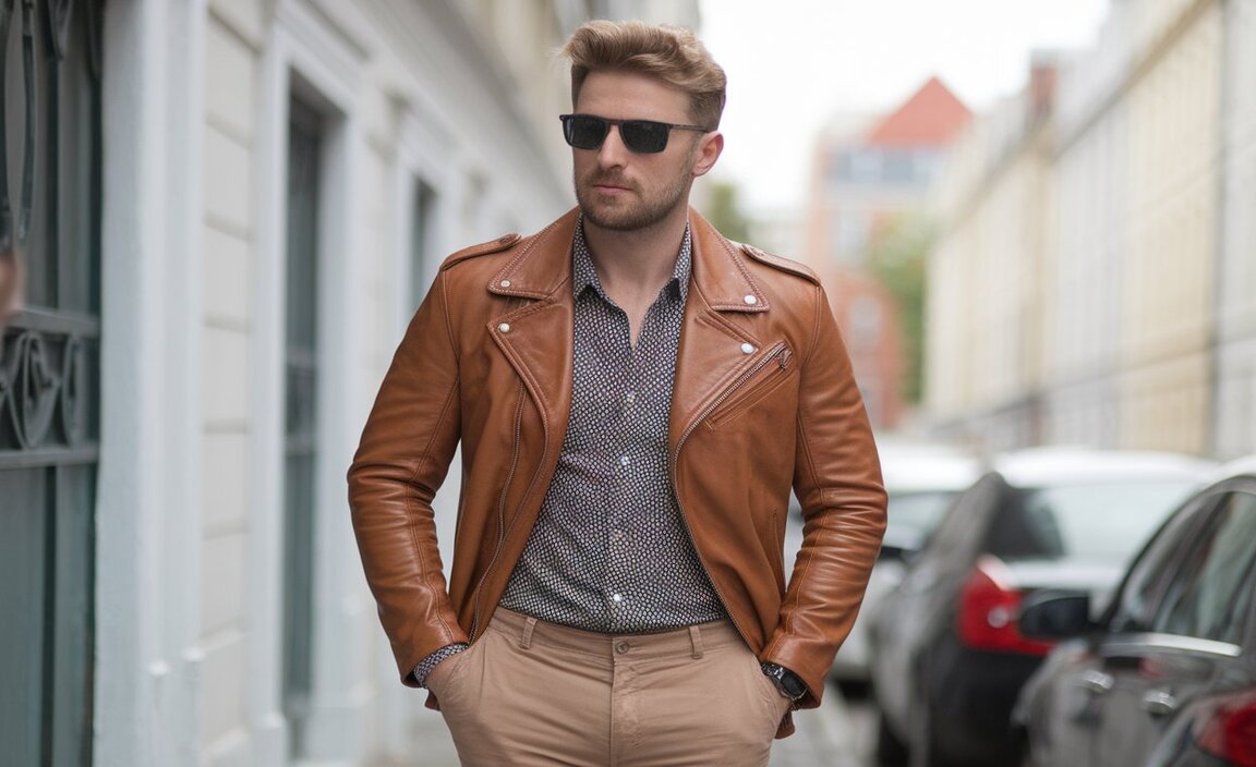 Styling a Plain Leather Jacket for Men Tips and Tricks