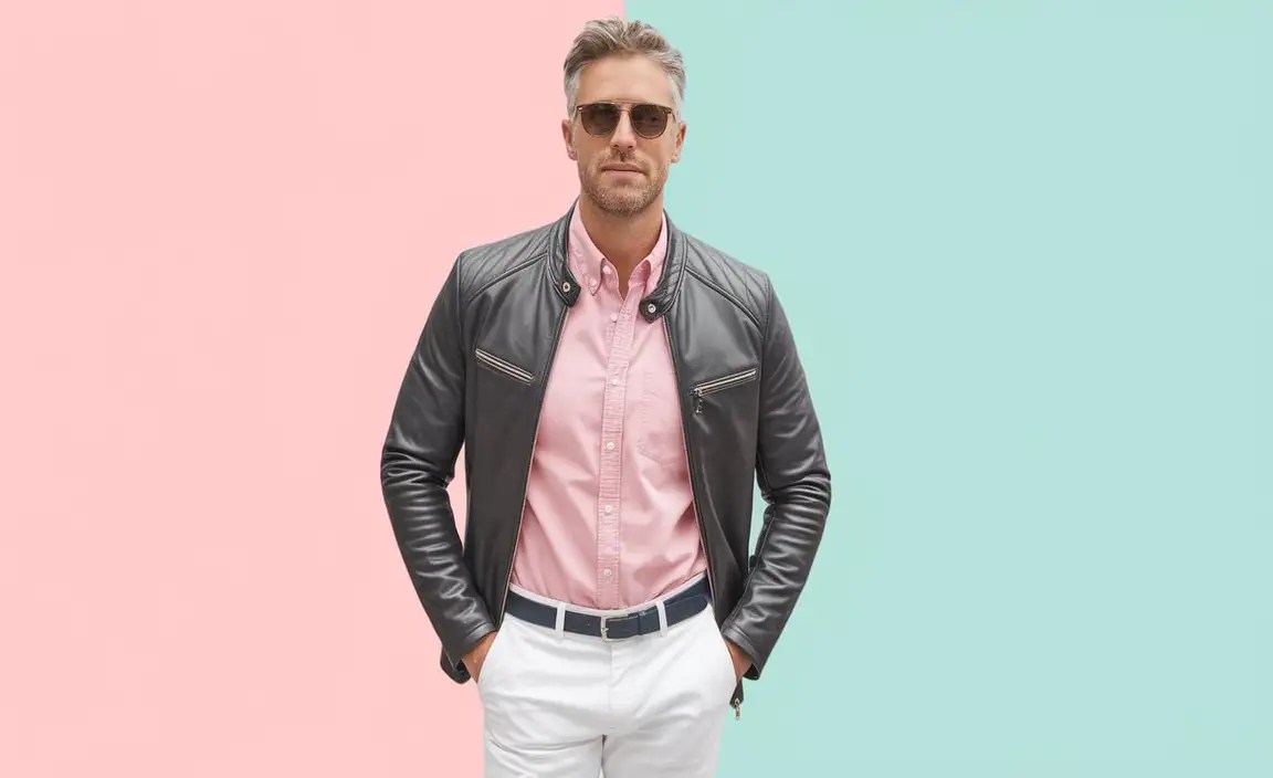 Styling a Thin Leather Jacket for Spring and Summer