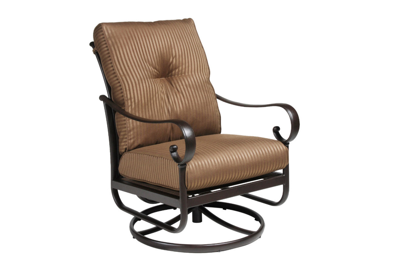Hanamint Santa Barbara Aluminum Club Swivel Rocker Premium Patio
