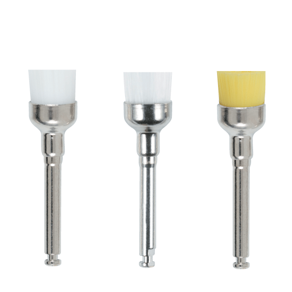 Mini Cup Prophy Brushes Metal Shank Nylon CA Premium Plus