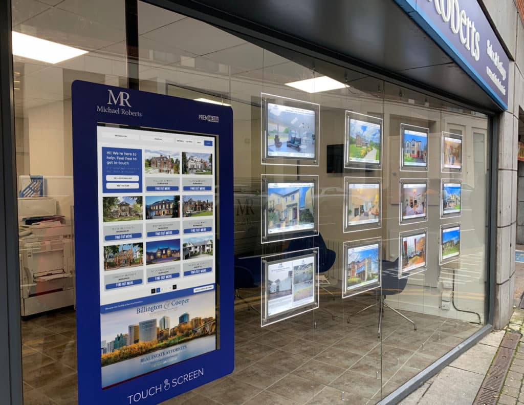 Interactive Touch Screen Displays For Real Estate Agents Prem Media