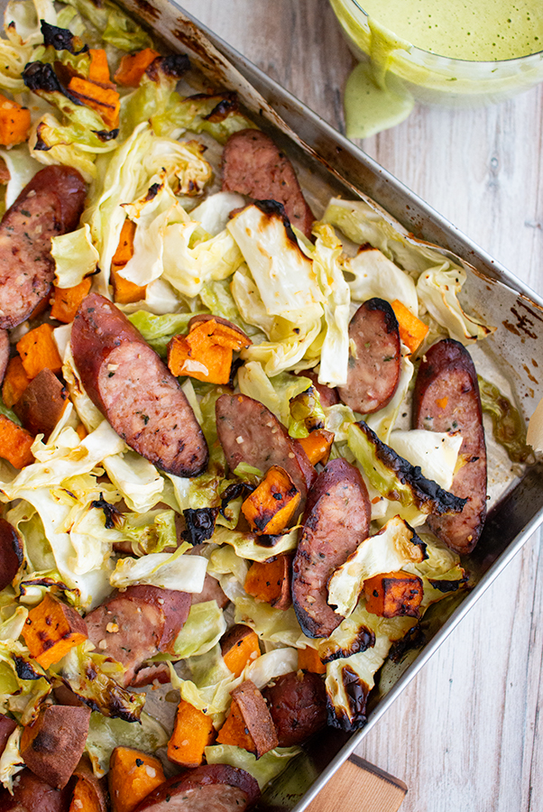 Honey Garlic Sheet Pan Kielbasa Dinner Prep + Rally