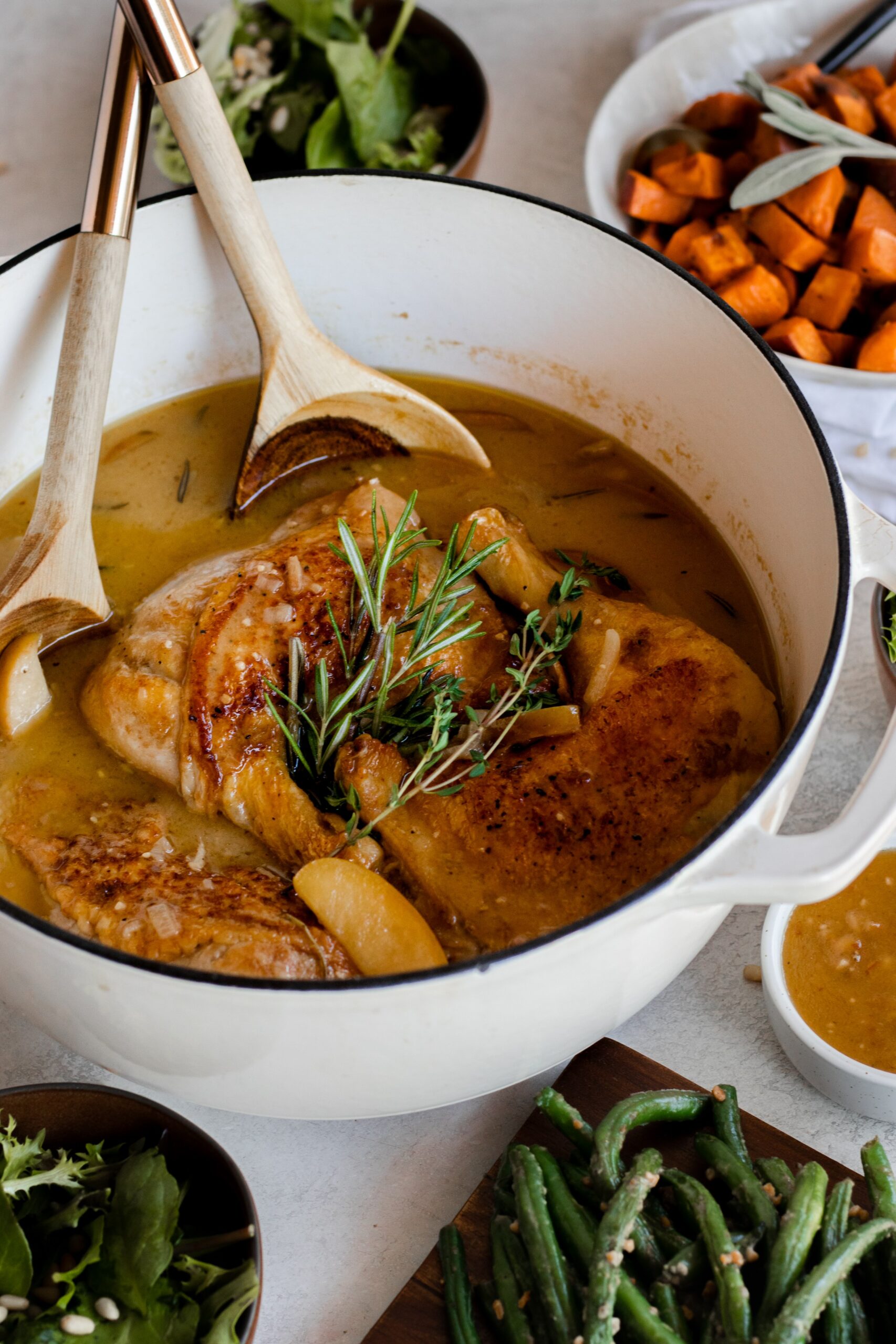 Hard Cider Braised Chicken Prep + Rally