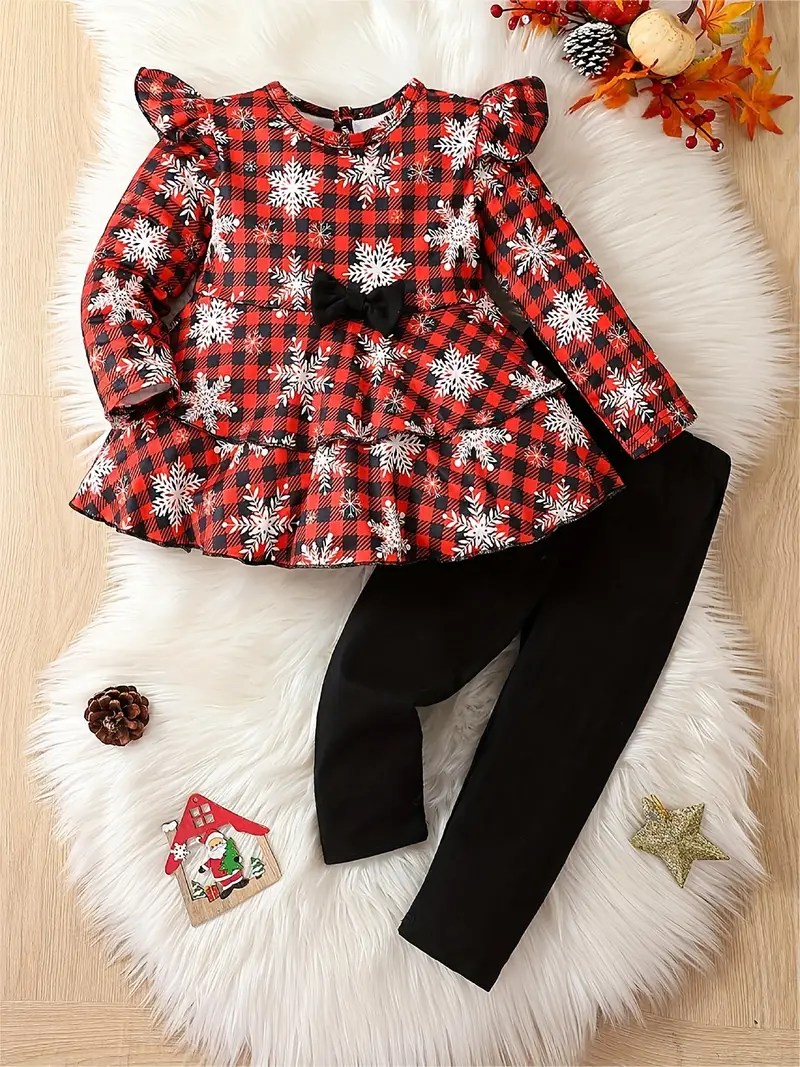 41 Irresistible Toddler Girl Christmas Outfits She Needs This Holiday