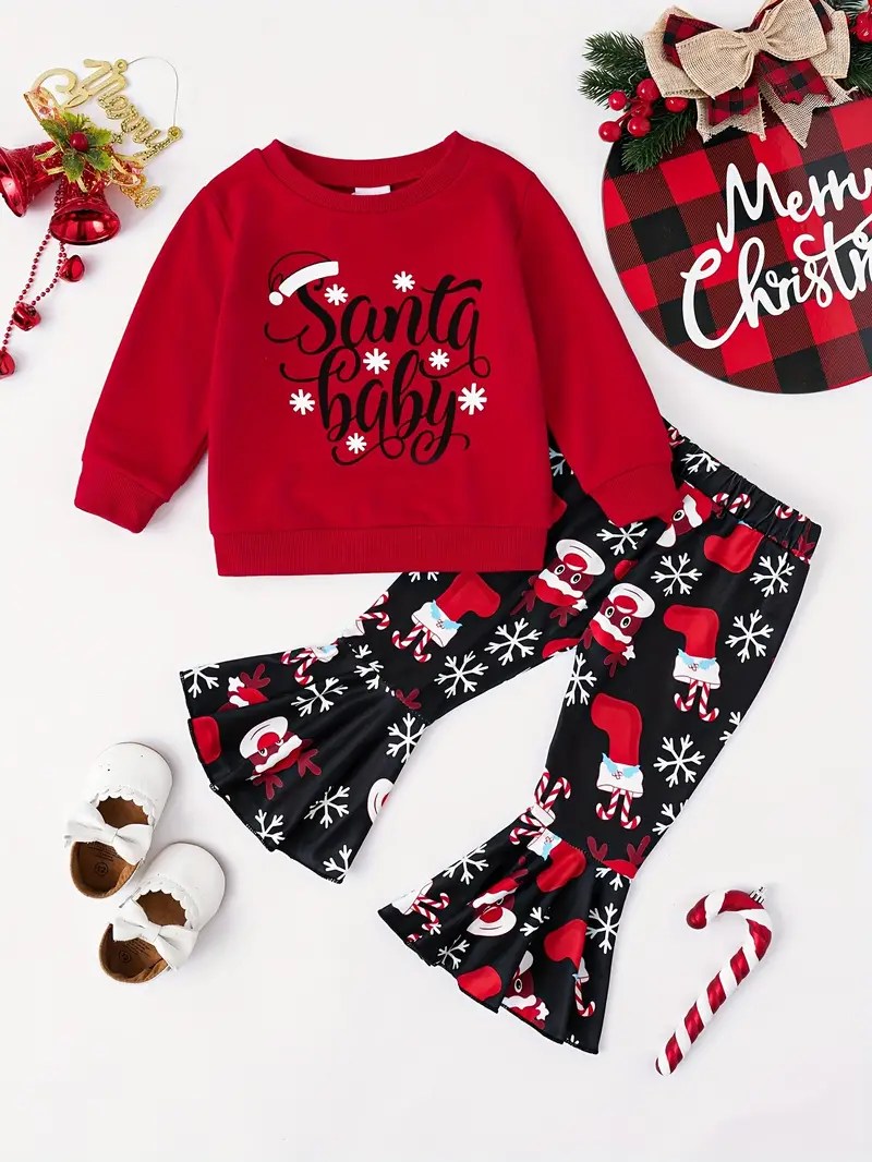 41 Irresistible Toddler Girl Christmas Outfits She Needs This Holiday