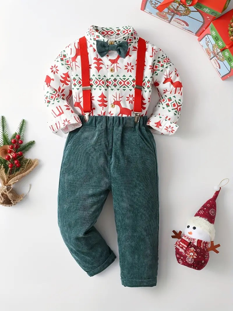 39 Ridiculously Cute Toddler Boy Christmas Outfits You Won’t Be Able to