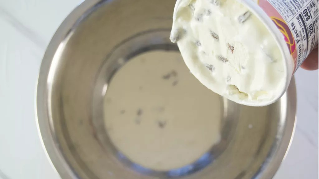 Two Ingredient Ice Cream Bread Prepare and Serve