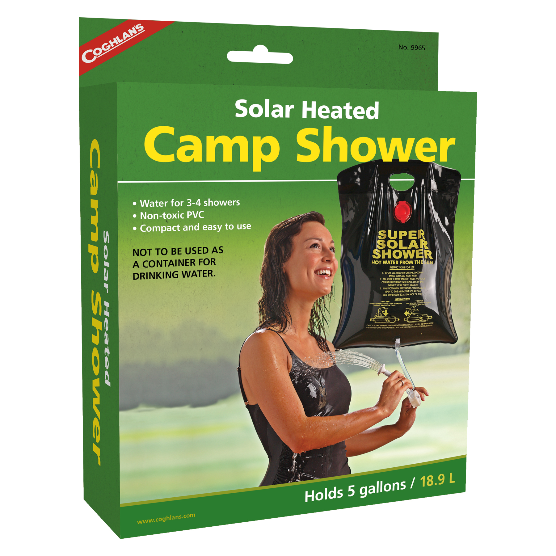 Prepare My Life Solar Heated Camp Shower