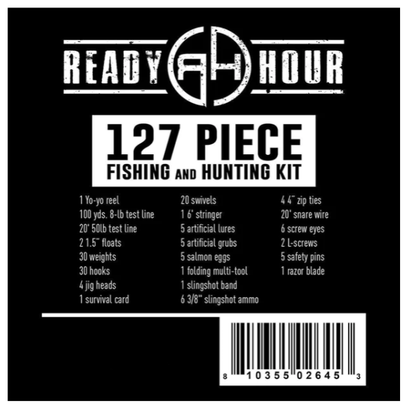 Ready Hour Fishing and Hunting Kit (127 pieces) DROPSHIPPERS