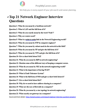 Top 21 Network Engineer Interview Questions In 2026 (With Answers)