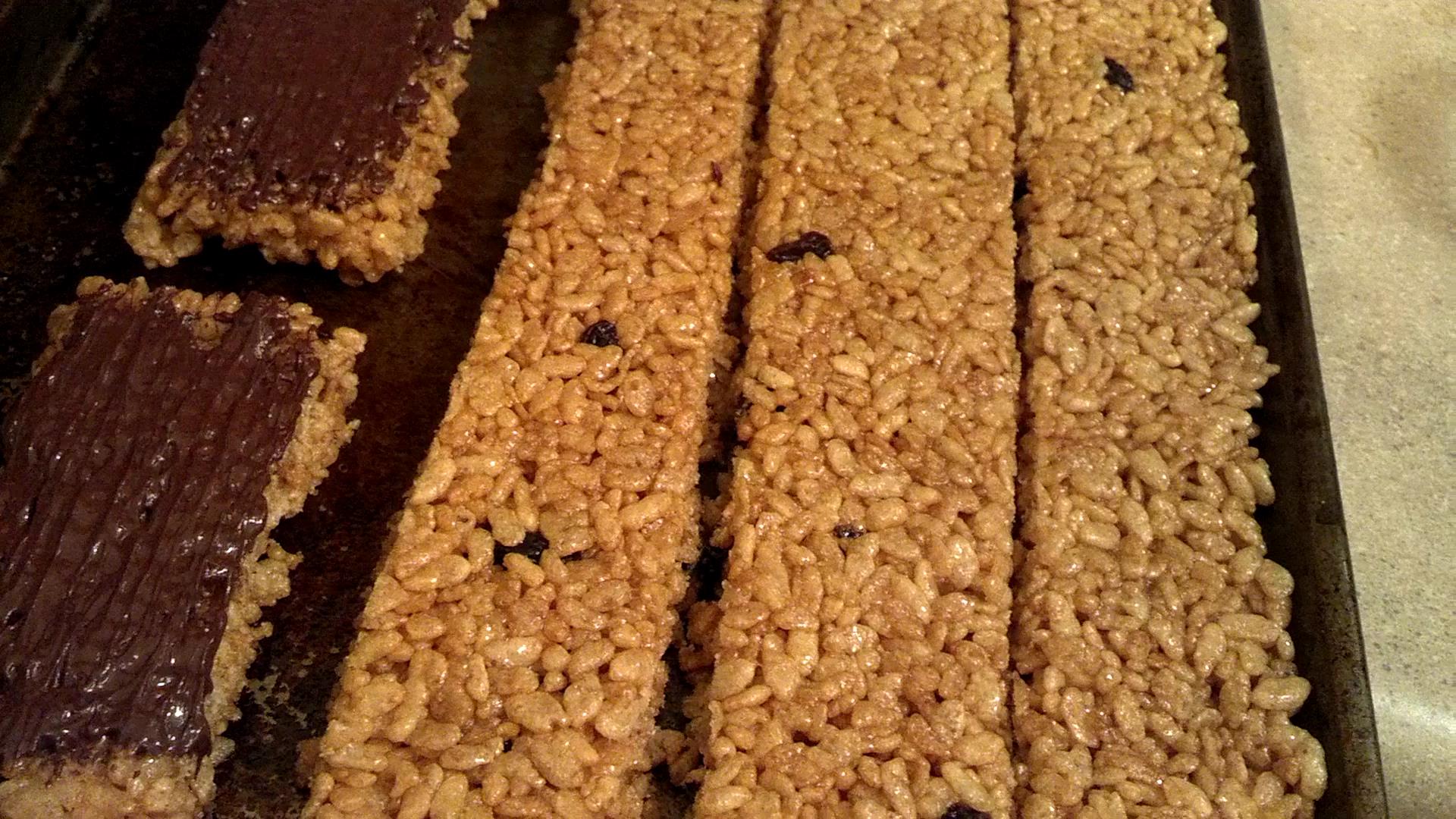 Good tasting Rice Crispy Protein bars. The Preppers Voice