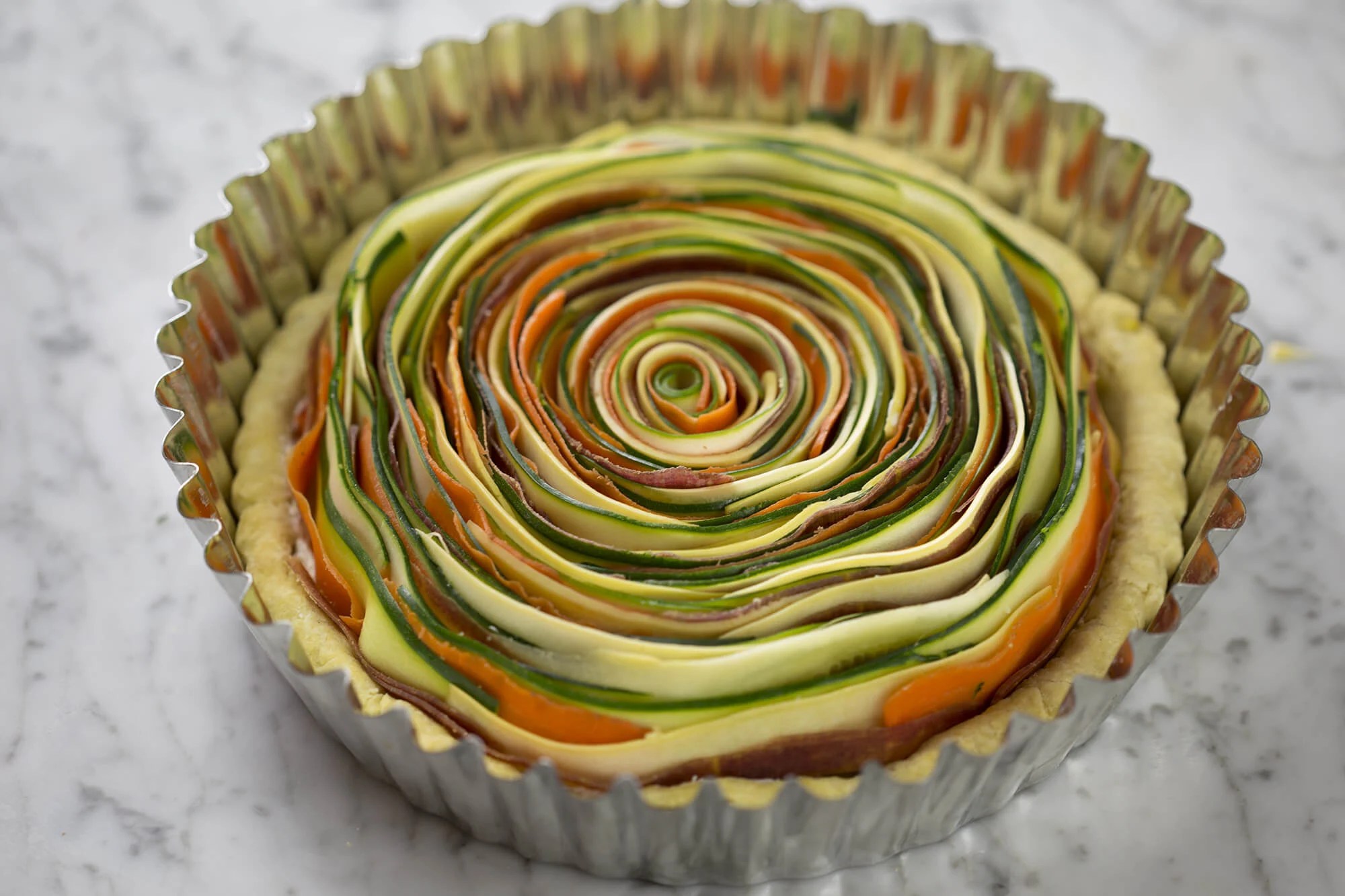 Spiral Vegetable Tart Preppy Kitchen