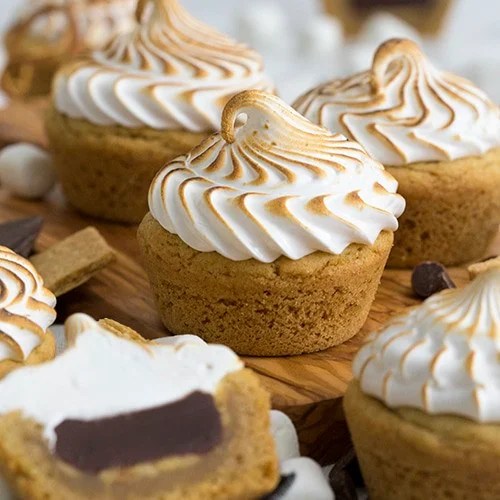 S'mores Cookie Cups Preppy Kitchen