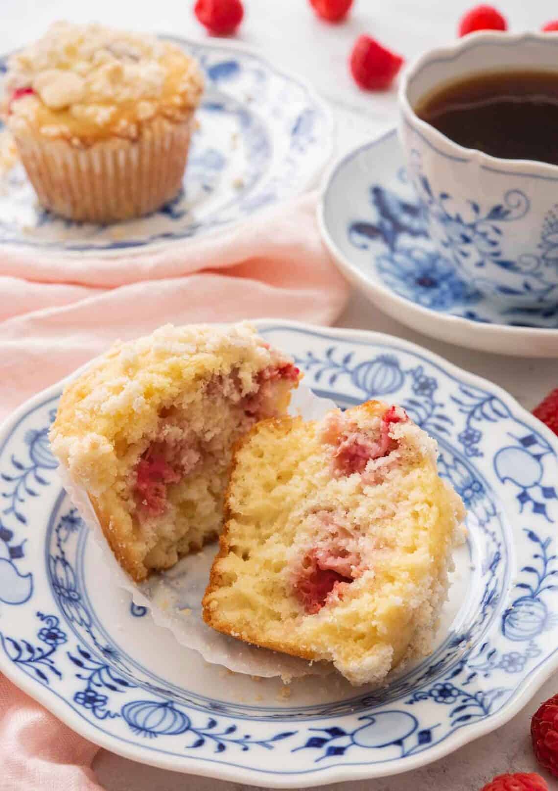 Raspberry Muffins Preppy Kitchen
