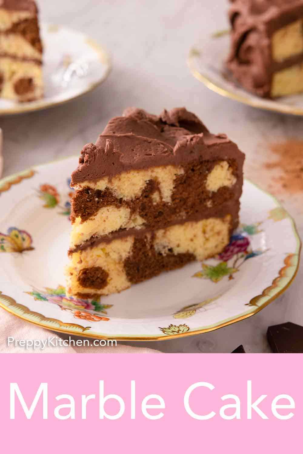 Marble Cake Preppy Kitchen