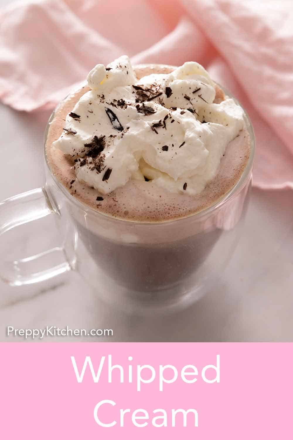 Whipped Cream Recipe Preppy Kitchen