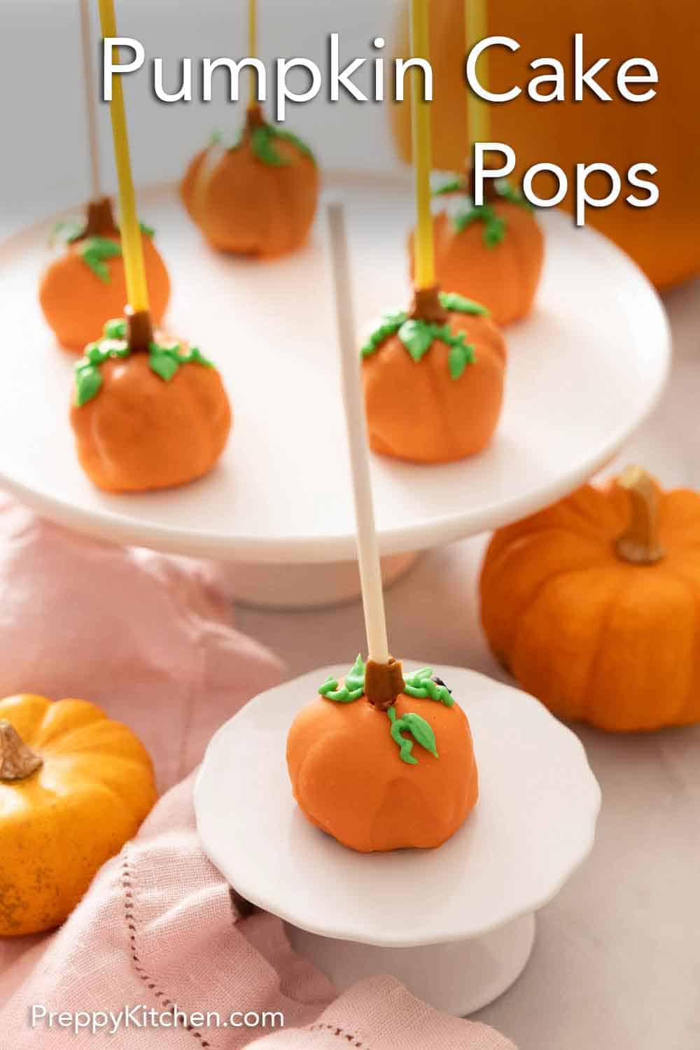 Pumpkin Cake Pops Preppy Kitchen