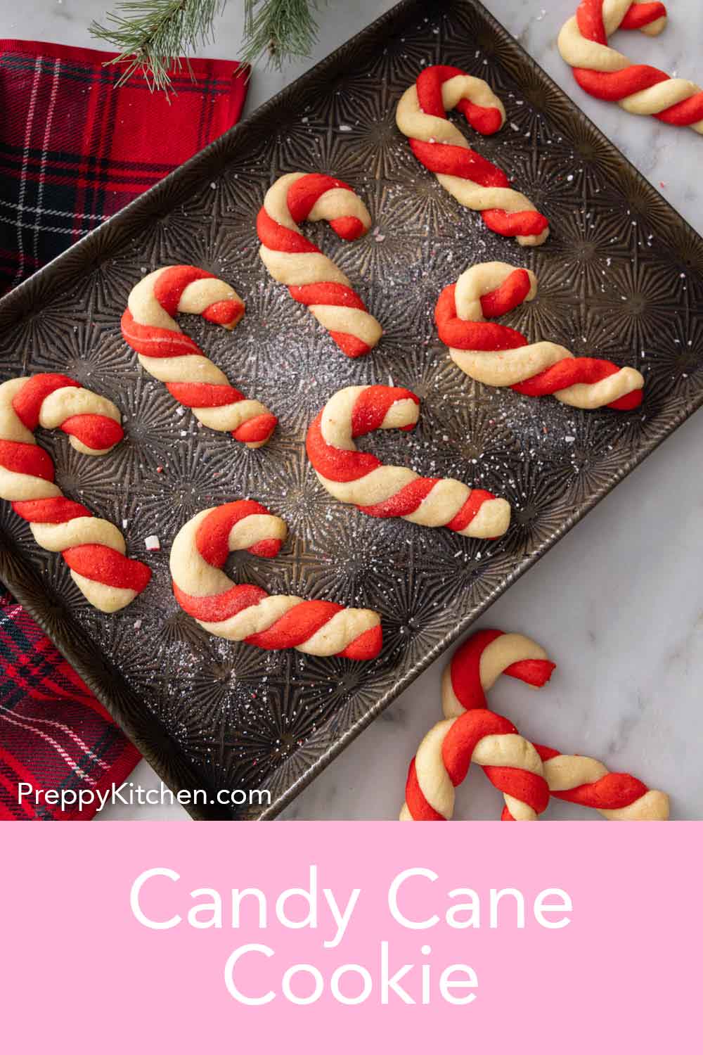 Candy Cane Cookies Preppy Kitchen
