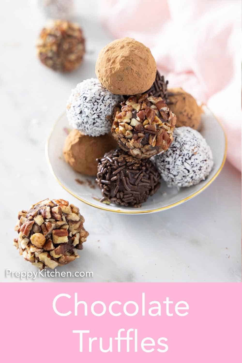 Chocolate Truffles Preppy Kitchen