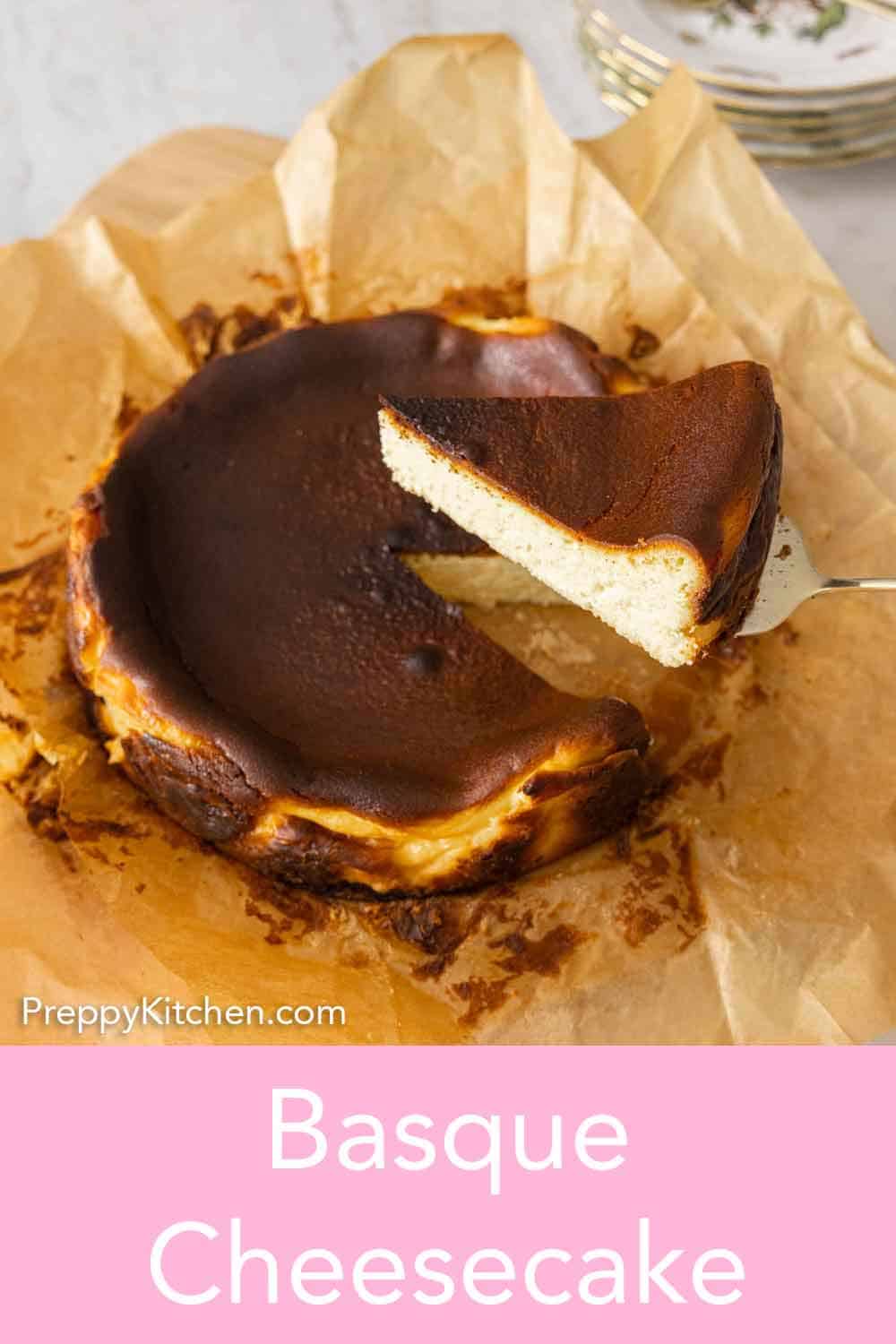 Basque Cheesecake Preppy Kitchen