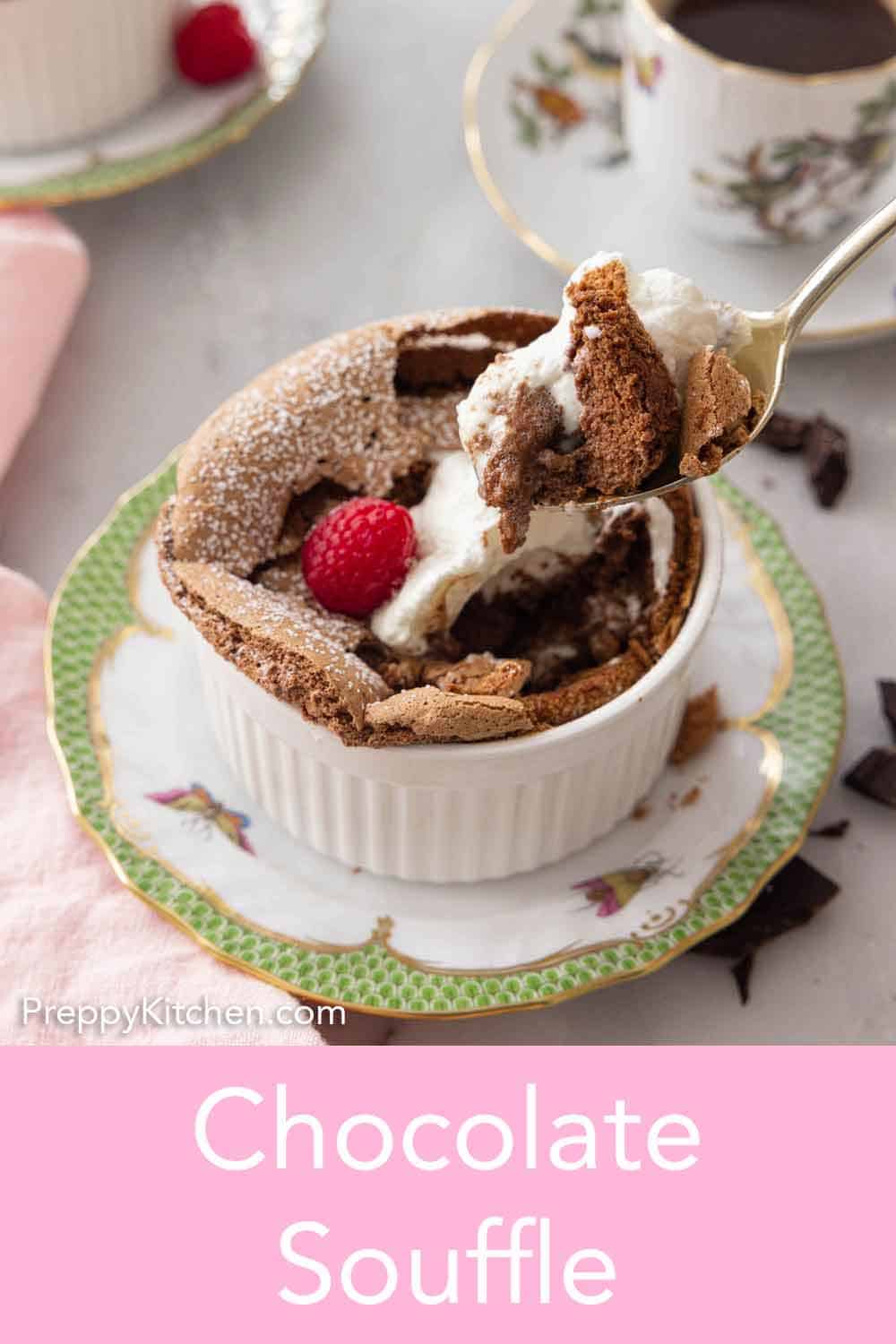 Chocolate Soufflé Preppy Kitchen