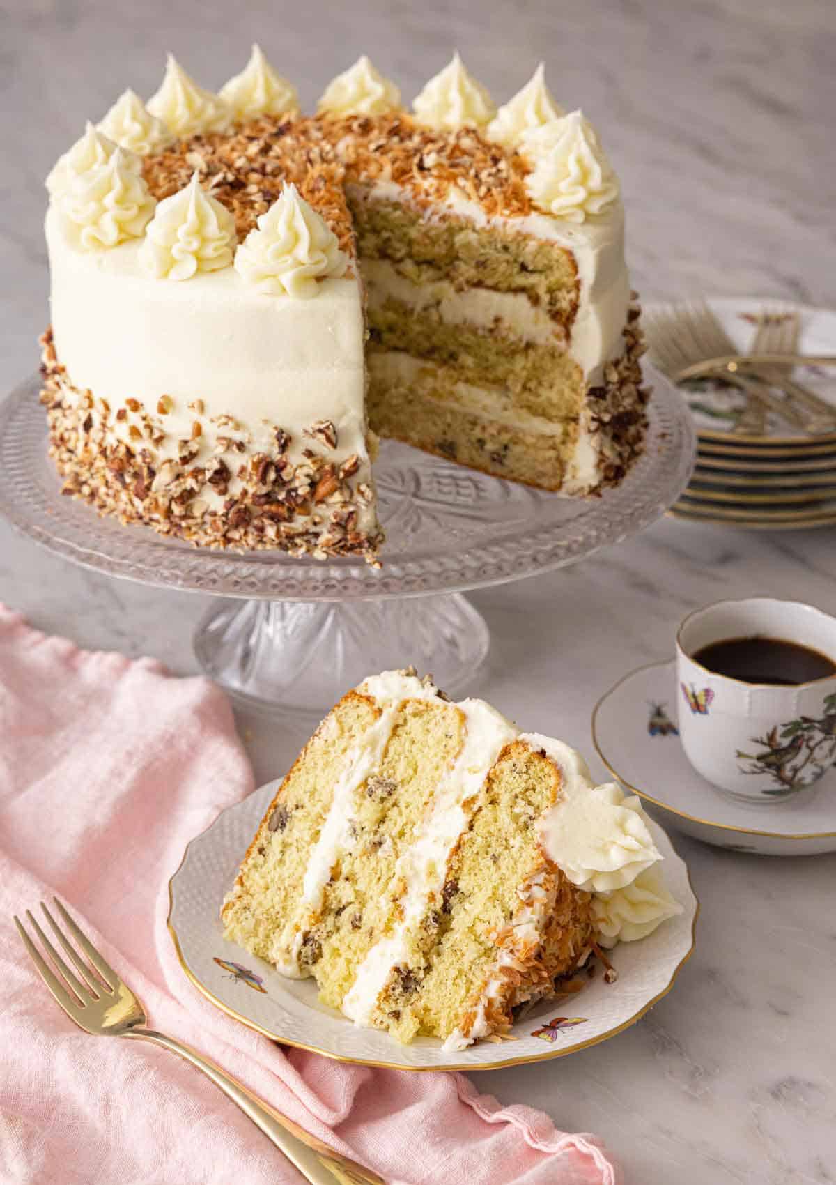 Italian Cream Cake Preppy Kitchen