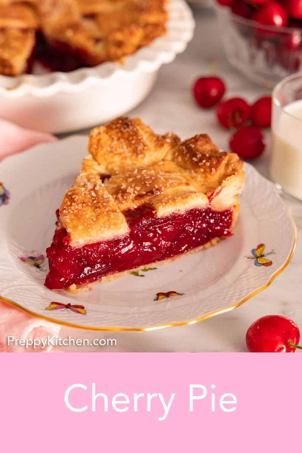 Homemade Cherry Pie Recipe Preppy Kitchen