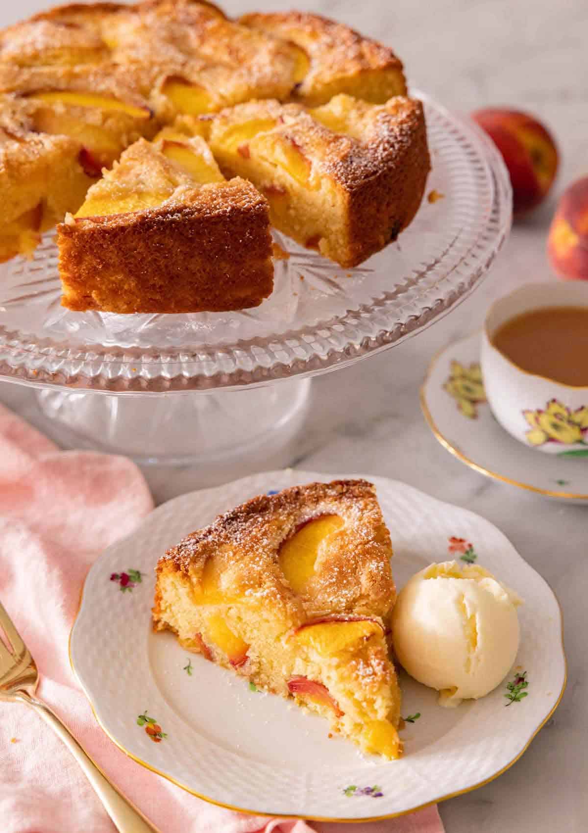 Peach Cake Preppy Kitchen