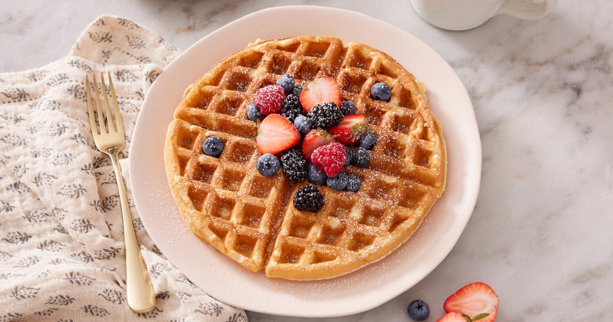Belgian Waffles Preppy Kitchen