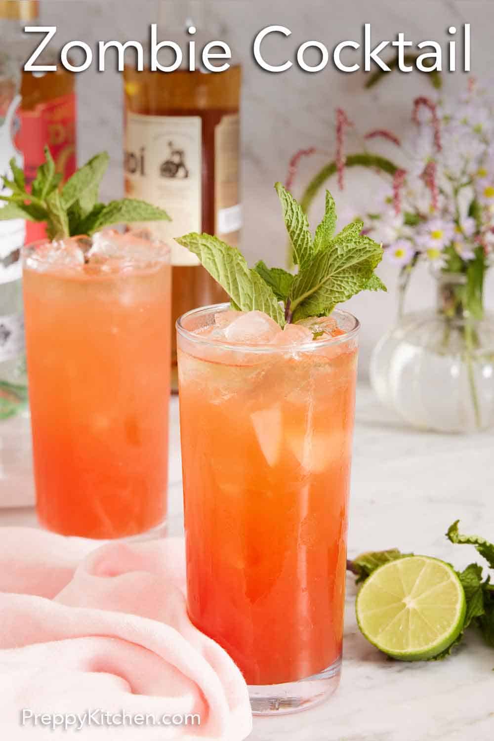 Zombie Cocktail Preppy Kitchen