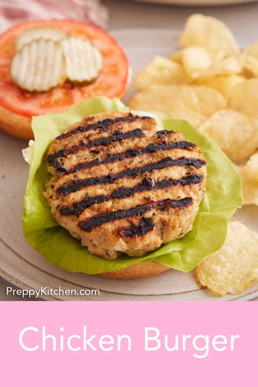 Chicken Burger Preppy Kitchen