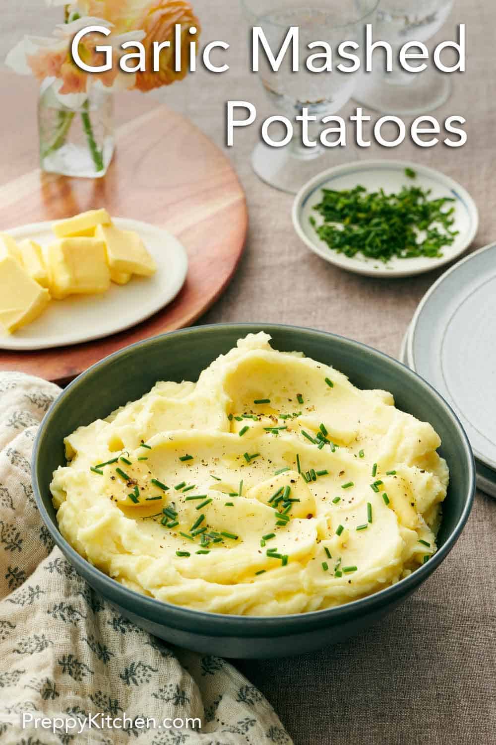 Garlic Mashed Potatoes Recipe Preppy Kitchen
