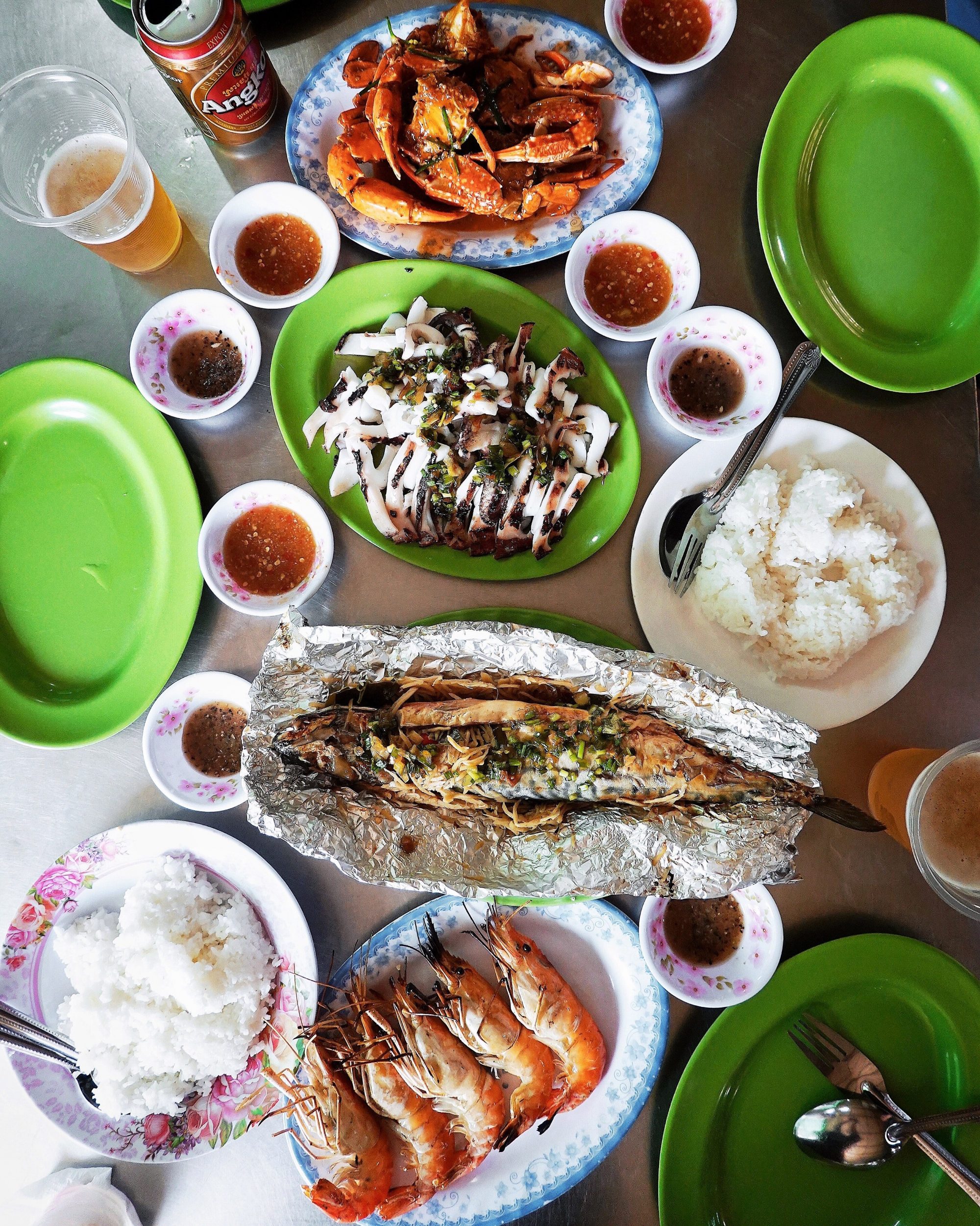 Grilled Mackerel with Garlic Dipping Sauce Faim Fatale