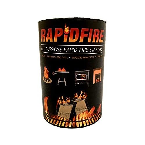 RAPIDFIRE Fire Starter Indoor Outdoor Firelighters, Rapid Firestarter