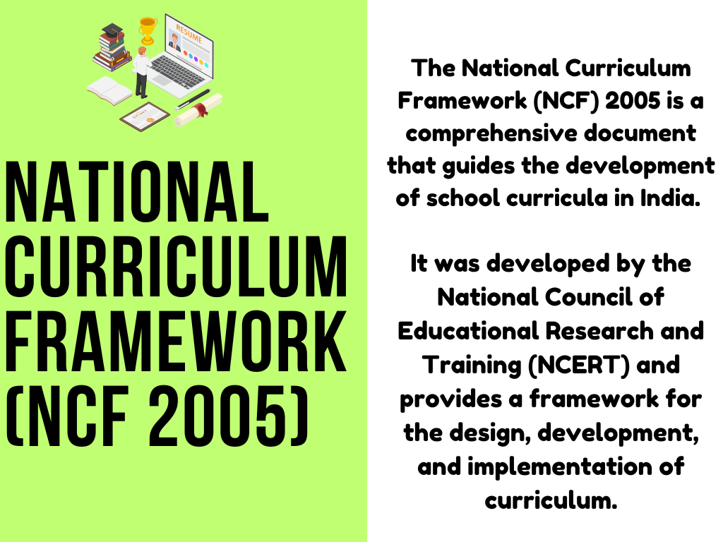 National Curriculum Framework 2005 for Elementary level Prep With