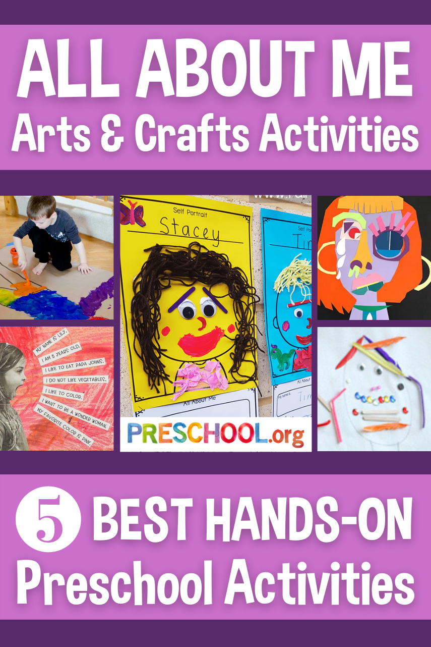 The 5 Best ARTS AND CRAFTS Activities for ALL ABOUT ME Preschool Theme