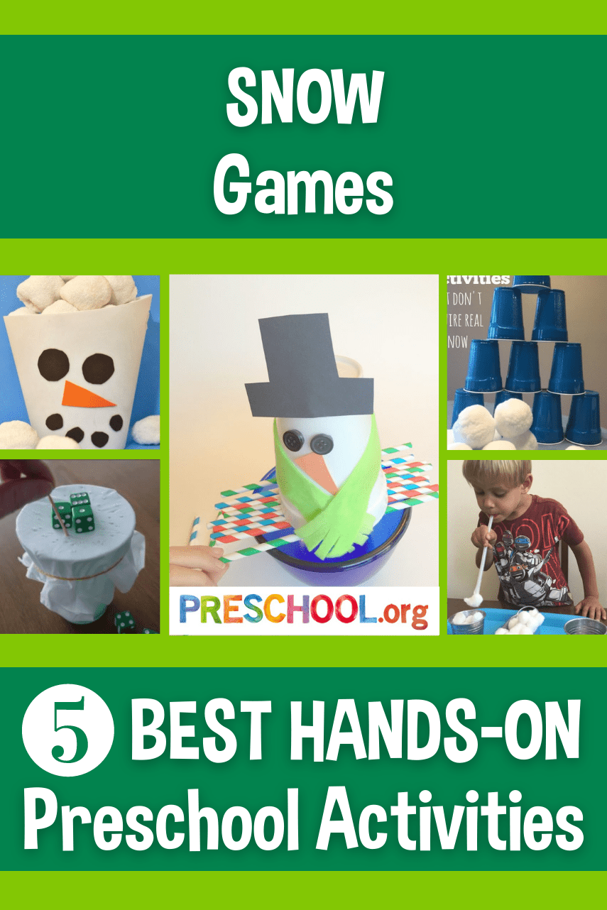 The 5 Best GAMES for SNOW Preschool Theme