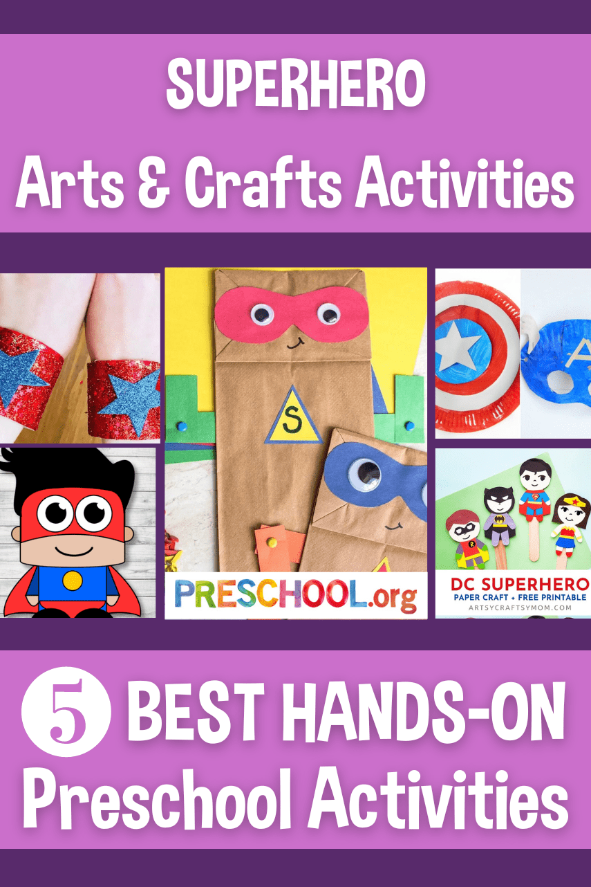 The 50 Best Preschool Activities for SUPERHERO Theme