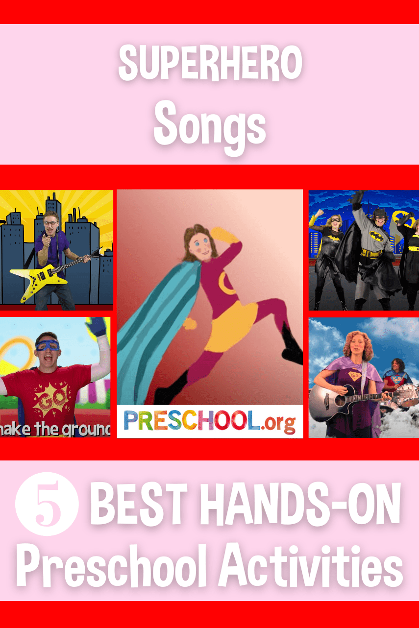 The 50 Best Preschool Activities for SUPERHERO Theme