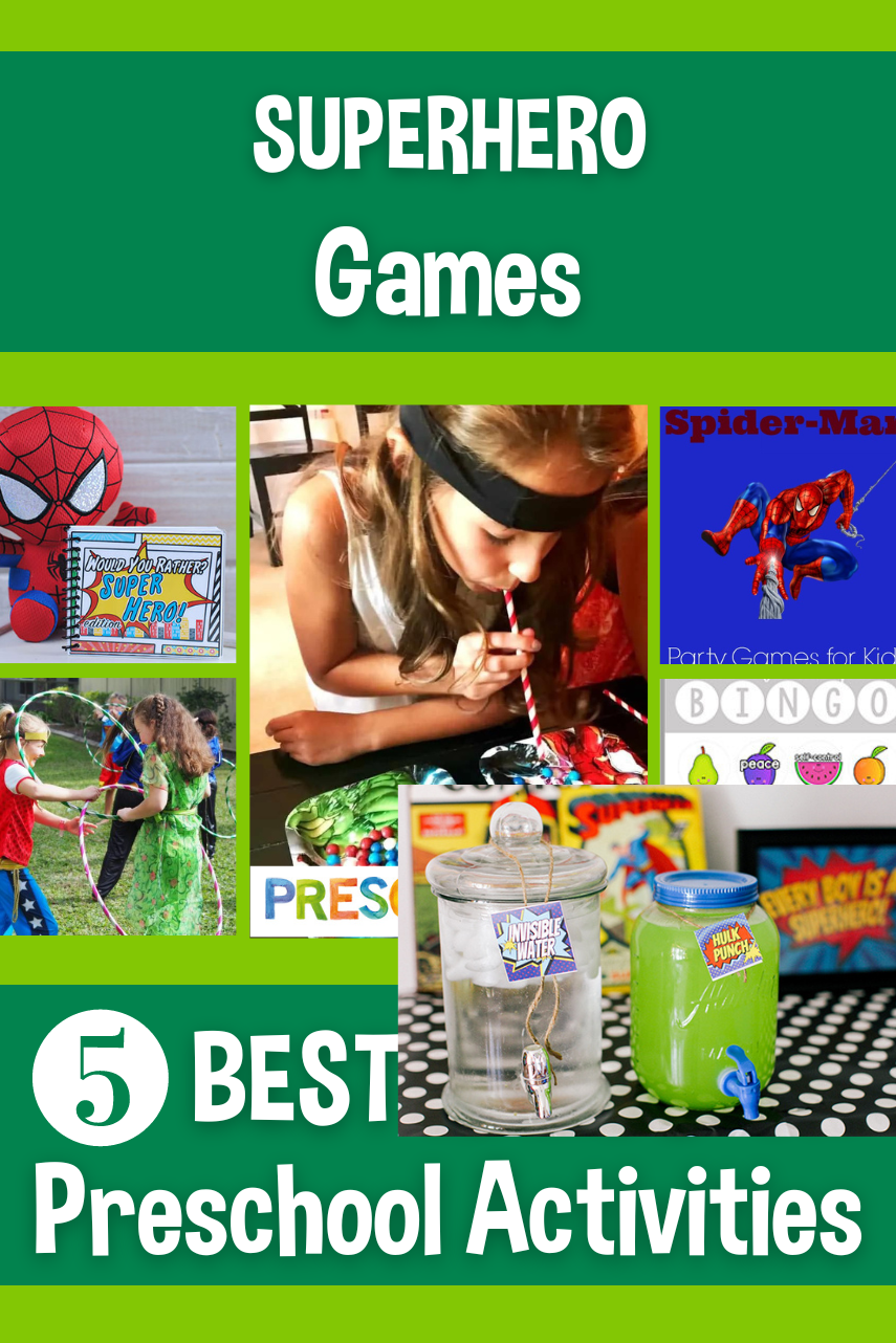 The 50 Best Preschool Activities for SUPERHERO Theme