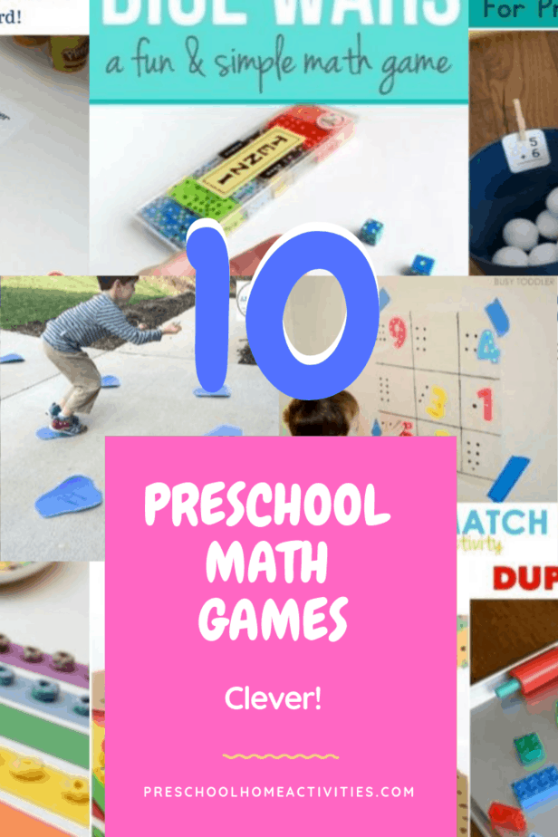 10 Preschool Math Games