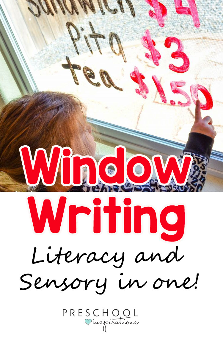 Window Writing Preschool Inspirations