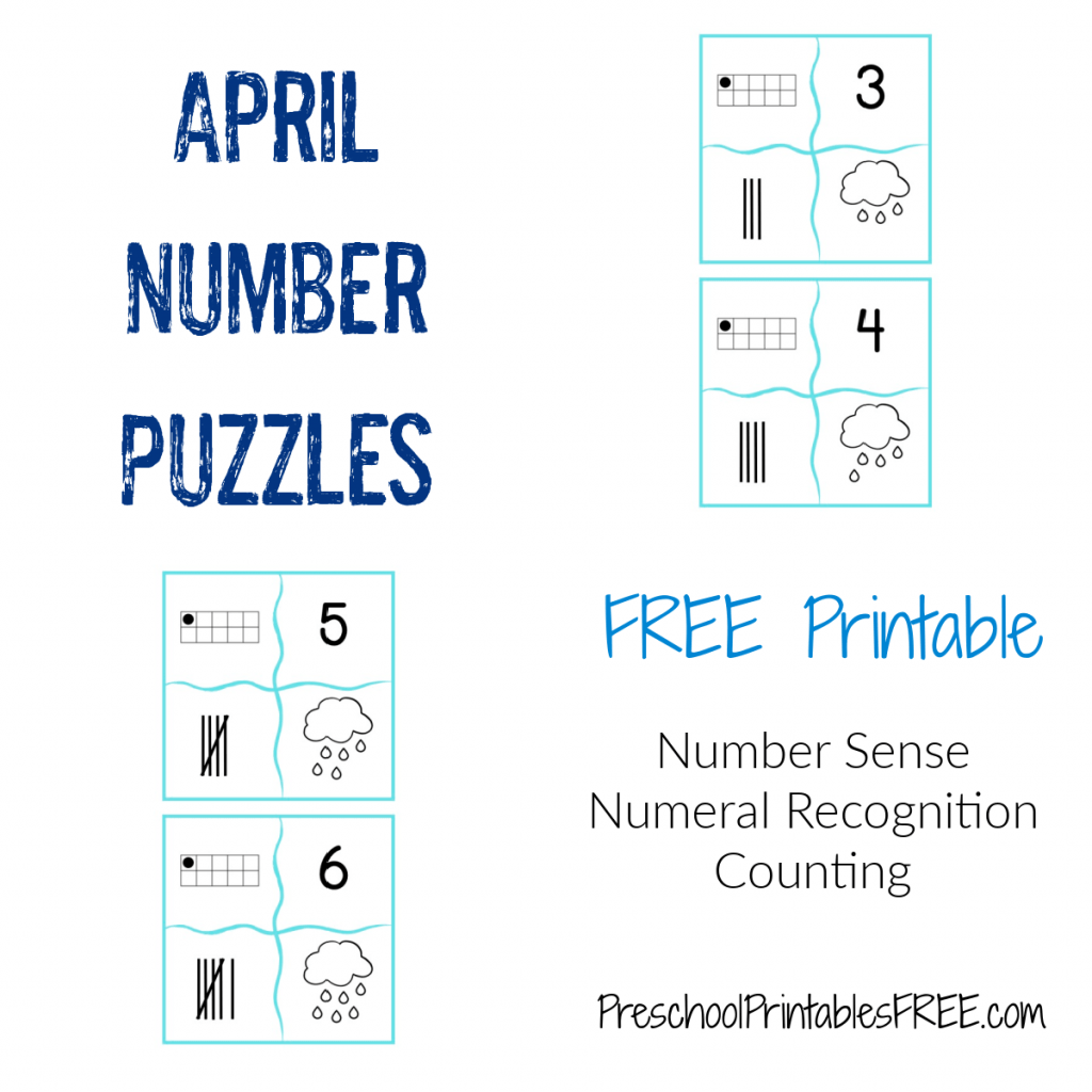 Printable Number Puzzles