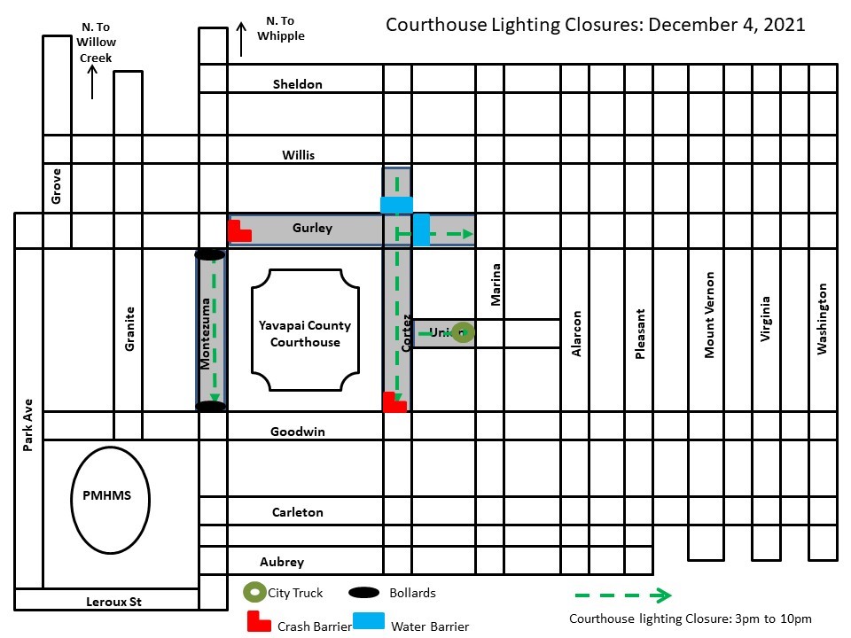 Prescott Christmas Parade 2022 Route Prescott Christmas Parade Route And Event Street Closures For December 4, 2021 | Prescott Enews