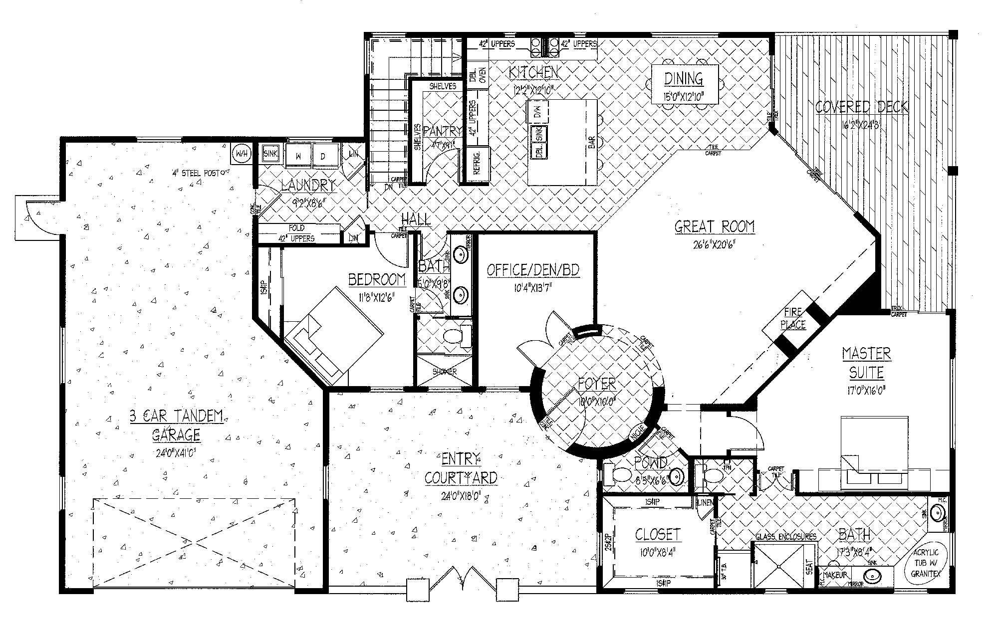 2.1P MAIN LEVEL PRESENTATION PLAN Hillcrest at Forest Trails