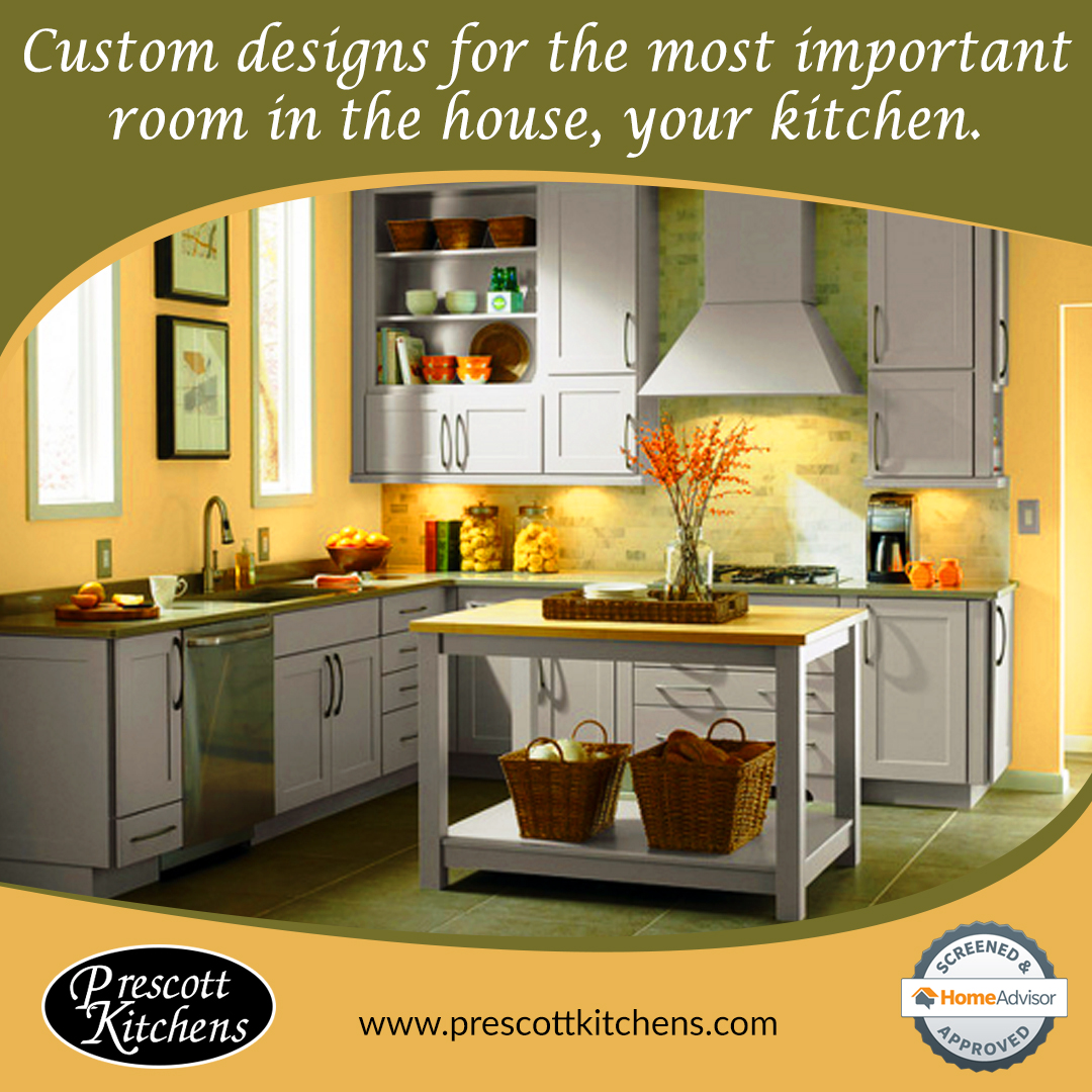 Custom designs for the most important room in the house, your kitchen